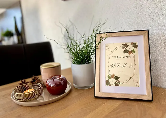 아파트 Klosterblick Sowie Weinberge & Drachenflieger 젤틴겐라티그